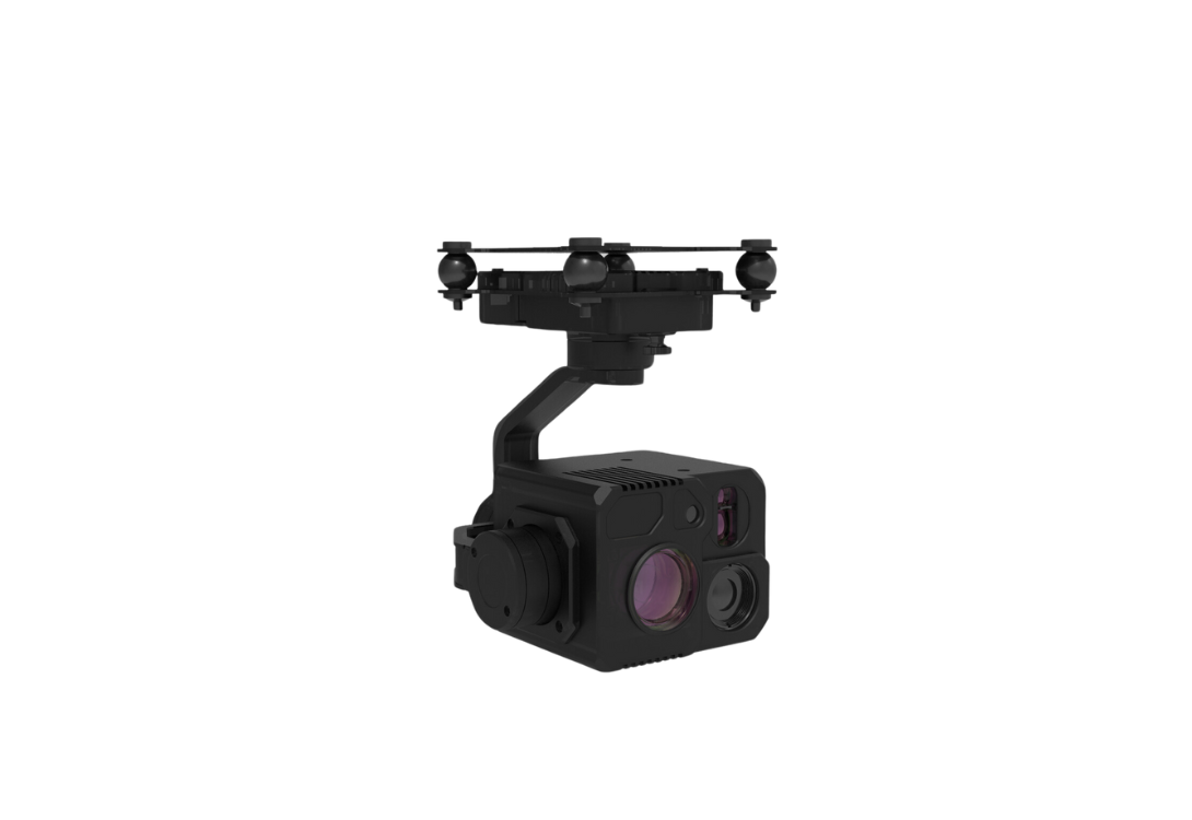 10x 2MP Visible 640x512 Thermal Imaging Laser Range Finder Laser Pointer Multi-spectral Gimbal Camera