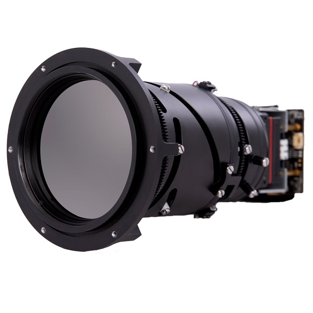 Uncooled VOx 25~75mm 640*512 Alaming LWIR Network Thermal Camera Module
