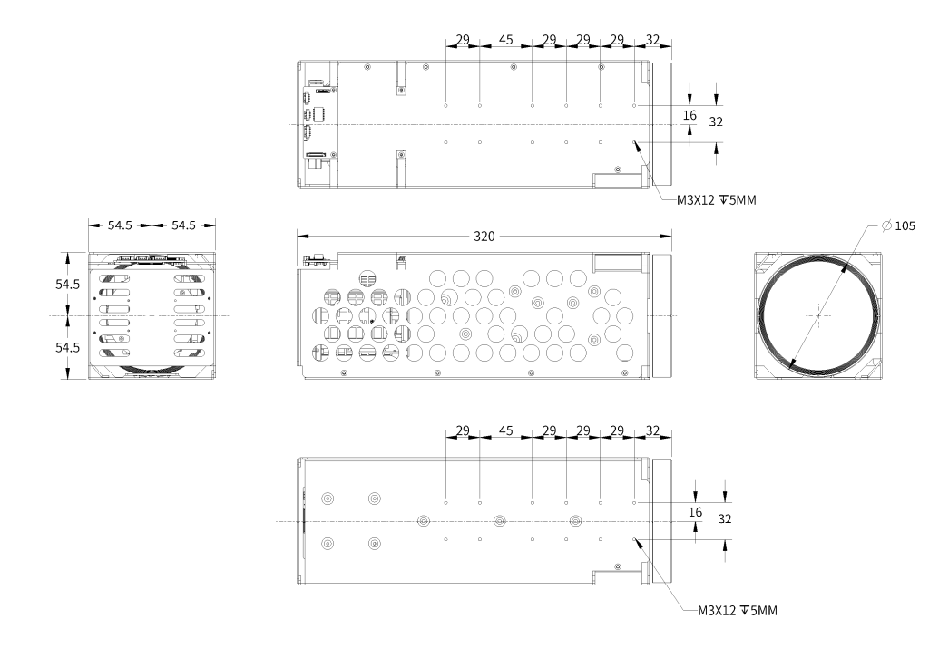 4MP 775MM OIS CAMERA MODULE DIMENSIONS